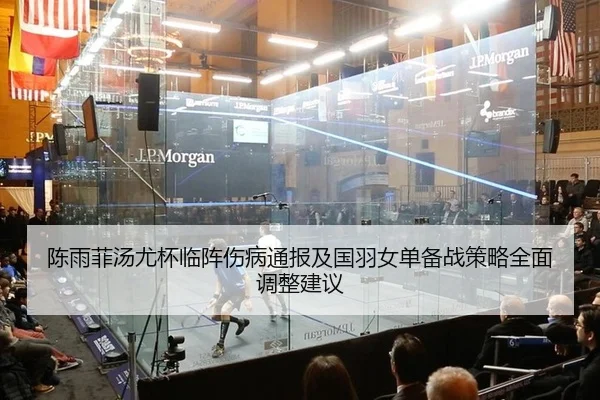 陈雨菲汤尤杯临阵伤病通报及国羽女单备战策略全面调整建议